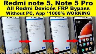 All Redmi Note 5, 5 Pro MIUI 12 and other FRP bypass without any App and PC||Remove Google Account||