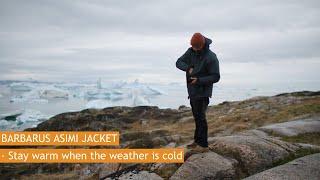 Barbarus Asimi Jacket in action in Greenlandic nature