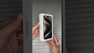 Unboxing the new iPhone 15 Pro 🫶