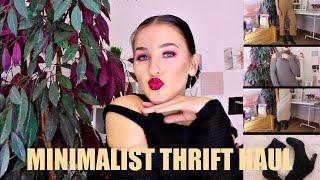 Minimalistic Try-On Thrift Haul 2017  // Threadsobsessed