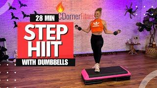 28 MIN - HIIT STEP - CARDIO AND WEIGHTS Workout