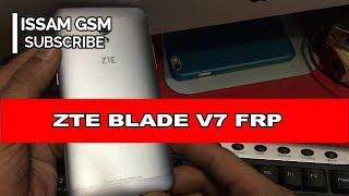 ZTE BLADE V7 REMOVE FRP bypass google account easy no usb