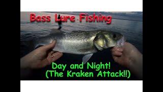 Lure fishing for Bass | Day and Night | The Kraken attack!!