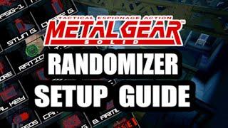 MGS1 Item Randomizer SETUP GUIDE