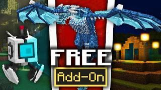 10 New FREE Addons For 2025 Minecraft (Bedrock/MCPE)