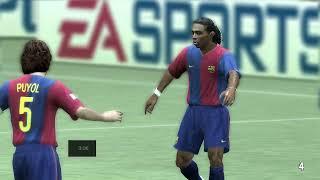 SUPERLEAGUE - Barcelona 10 x 0 Everton - FIFA 07