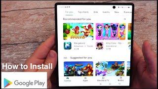 Vivo X Fold How to install Google Play Store