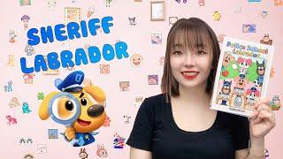 [Paper DIY] Cute Police School Sticker Book, Makeup Scary Vampire Elsa PrincessWonder Art Paper