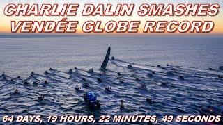 Charlie Dalin on MACIF Santé Prévoyance smashes the Vendée Globe record!