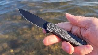 WE Knife Charith Black Titanium, CPM 20CV Limited Edition