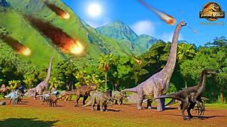 All DINOSAURS Escape From METEOR EXPLOSION, Death in ISLA NUBLAR | Jurassic World Evolution 2