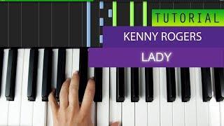 Kenny Rogers - Lady Piano Tutorial