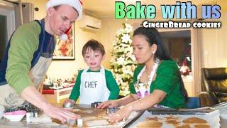 BAKE with us/ First time to bake together/ Baking GingerBread cookies / Analy MC
