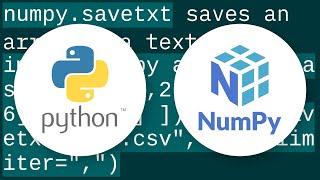 Dump a NumPy array into a csv file