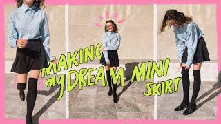 making my dream pleated mini skirt (SEWING MY PINTEREST BOARD PT 2)