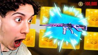 TGLTN Spends 100K G-COIN on the New M416 (Chroma) skin in PUBG! *INSANE* CASE OPENING