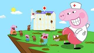 Giant Doctor Peppa is in big trouble!!! Peppa Pig Funny Animation