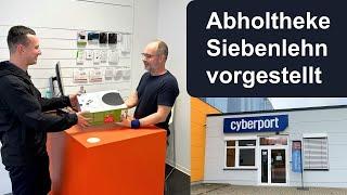 Abholtheke vorgestellt | Cyberport Logistikzentrum Siebenlehn