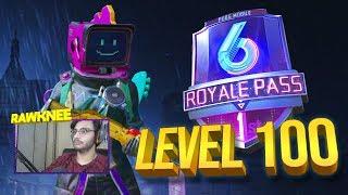 ROYAL PASS SEASON 6 LEVEL 100 | PUBG MOBILE NEW UPDATE | RP100 | RAWKNEE