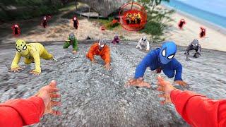 Pro 8 SPIDER-MAN vs TREASURE SERBIAN Game on Abandoned Beach !! ( Scary Mystery Action POV )
