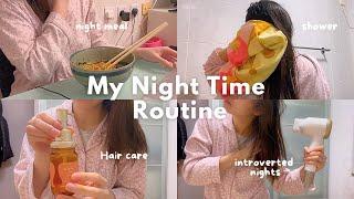 An Asian girl’s introverted night, solo diaries, simple self care routine, cozy & quiet evening