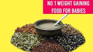 How To Make Sprouted Sathu Maavu Mix at Home [Weight Gaining Recipe for Babies]