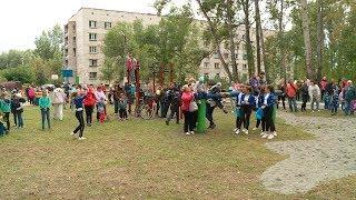 "В Сорокино построили первую спортивную площадку" (Будни, 05.09.18г., Бийское телевидение)