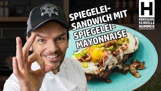 Quick fried egg sandwich with fried egg mayonnaise Recipe by Steffen Henssler