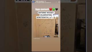 NEW ORLEANS ANTOINE MASSEY HAD A JUNETEENTH MESSAGE FOR NOPD! #viralvideo #neworleans #shortvideo