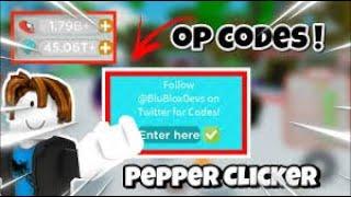 ALL *NEW* Pepper Clicker CODES! (ROBLOX)