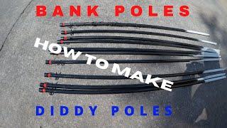 How To Make Bank (Diddy) Poles | Cheap & Easy Way Of Catching More Catfish #catfishing #fishing