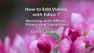 The Color Correction tools of Edius 7