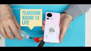 Xiaomi 13 LITE Teardown - Full Disassembly