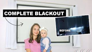 How to Make Your Room COMPLETE Blackout | Indow Window Insert | Jenelle Nicole