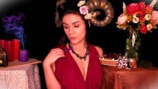 ASMR Magic Ritual for a Warrior - Roleplay, Whisper, Sounds of Fire, in Russian