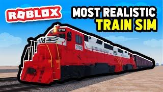 The MOST REALISTIC Train Simulator on Roblox