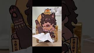 The chocolate beans don't feel clean anymore#diy #handmade #papercraft #paperbox #cat #cute #funny
