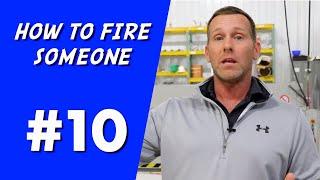 Construction worker training #10 - How to Fire a Worker