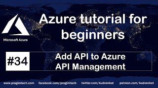 Add api to azure api management