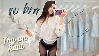 [4K] See-Through Outfits Try On Haul | Transparent Clothes