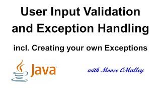 Java - User Input Validation and Exception Handling