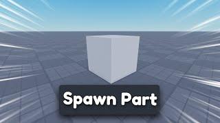 How To Make A Gui Part Spawner In Roblox Studio