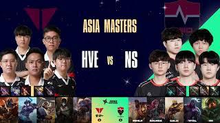 2025 Asia Masters | Swiss Stage One Day 1 Match 2 HVE VS NS