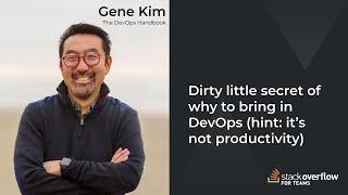 Dirty little secret of why orgs bring in DevOps (hint: it’s not productivity)