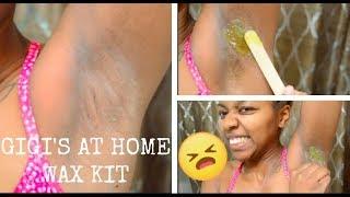 WAXING AT HOME!? ‍️ GIGI's HARD WAX + WARMER