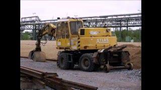 ATLAS Weyhausen 1604zw (Атлас): Rail Excavators Рельсовые Экскаваторы Bagger / Material Handler MH