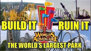 How Six Flags Built & DESTROYED the World's Largest Theme Park