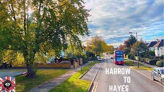 4K|LondonRoute140|Harrow,Sudbury Hill,Northolt,Hayes Town