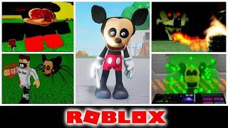 RICKEY RAT in 8 Roblox Games Roblox