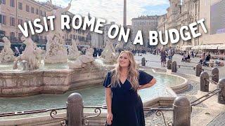 Travel Rome on a Budget! Tips + Things to do Rome 2024 #budgettravel #romeitaly #italytravelguide